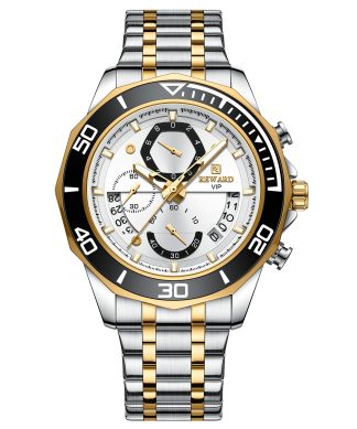 REWARD, étanche, lumineux, chronographe, calendrier, à Quartz