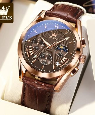 OLEVS CLASSIQUE bracelet en cuir