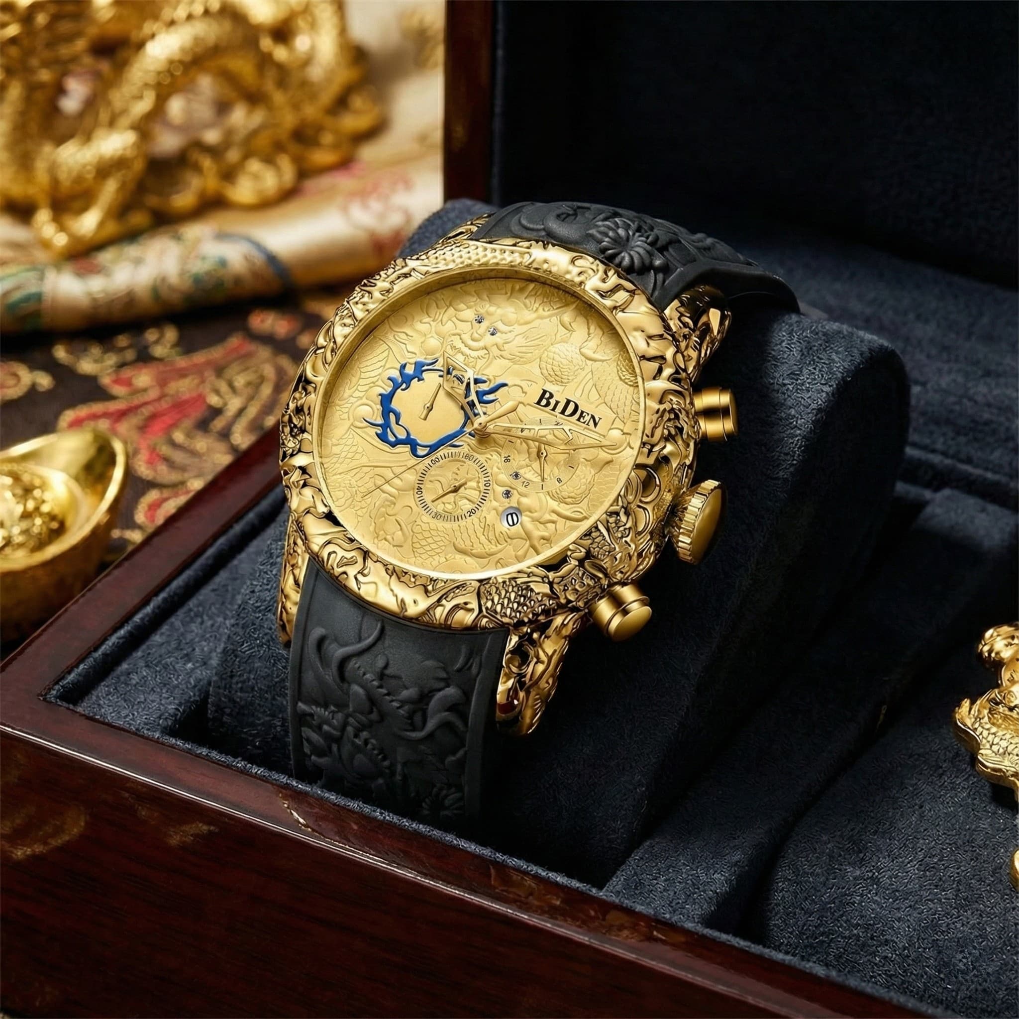 Montre Biden Majestic Or - Vue 1