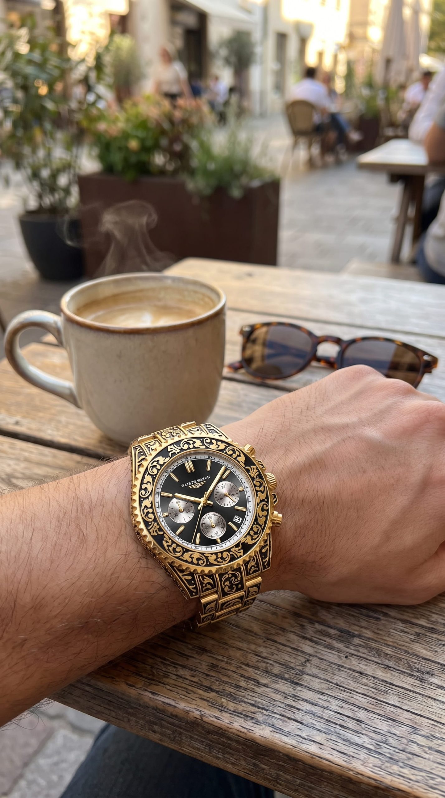 Montre OLEVS portée au poignet